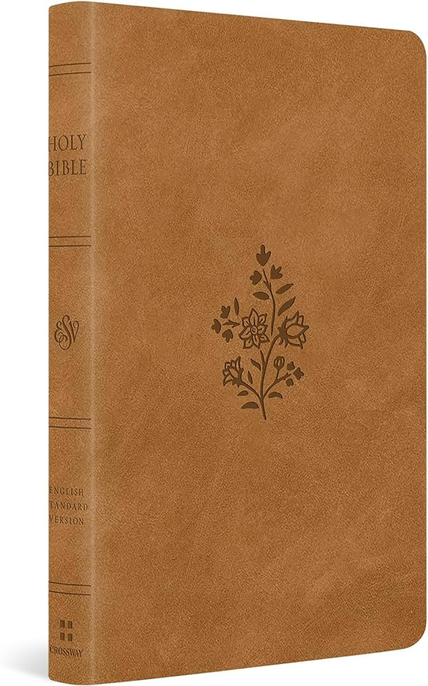 ESV Premium Gift Bible (TruTone, Nubuck Caramel, Wildflower Design): Holy Bible, English Standard... | Amazon (US)