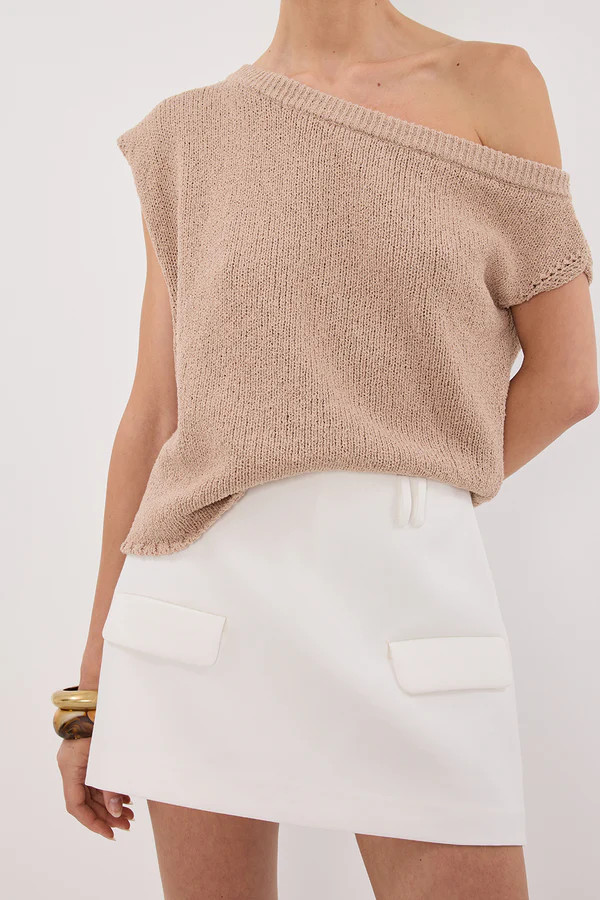 BROOKLYN WHITE SKORT | DISSH