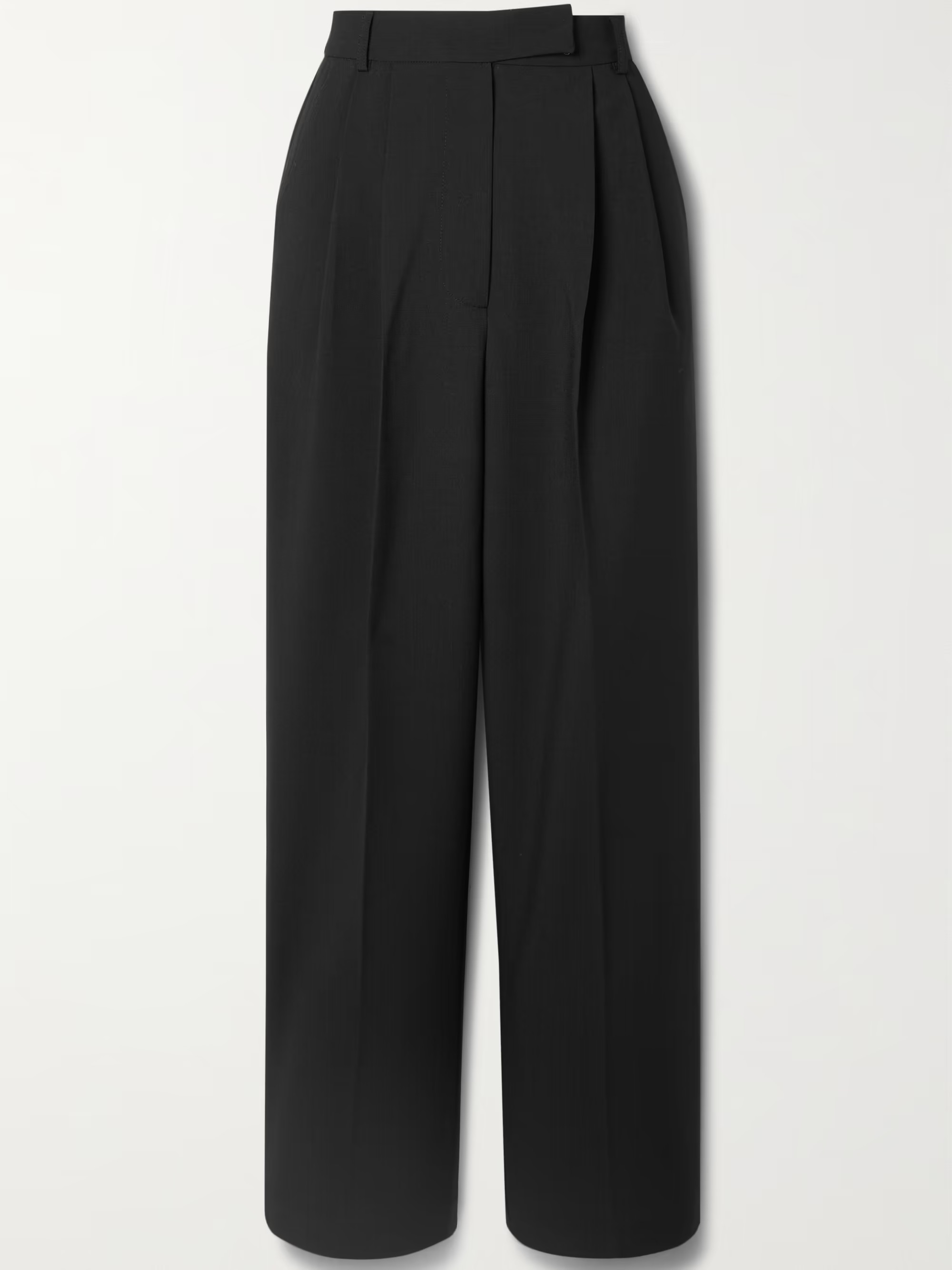 Bea pleated crepe straight-leg pants | NET-A-PORTER (UK & EU)