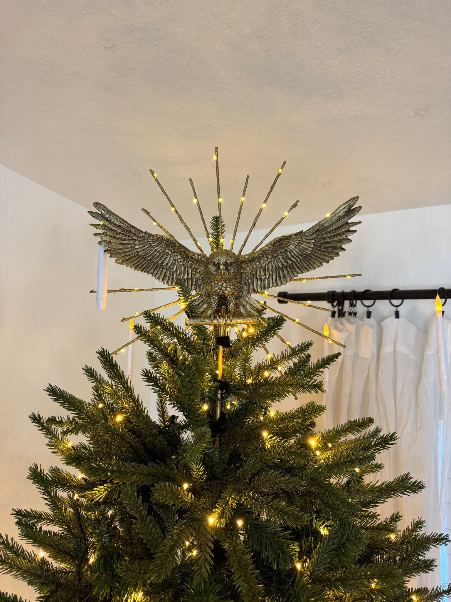 Harry Potter Hedwig tree topper! 🦉 

#LTKSeasonal #LTKHoliday #LTKGiftGuide