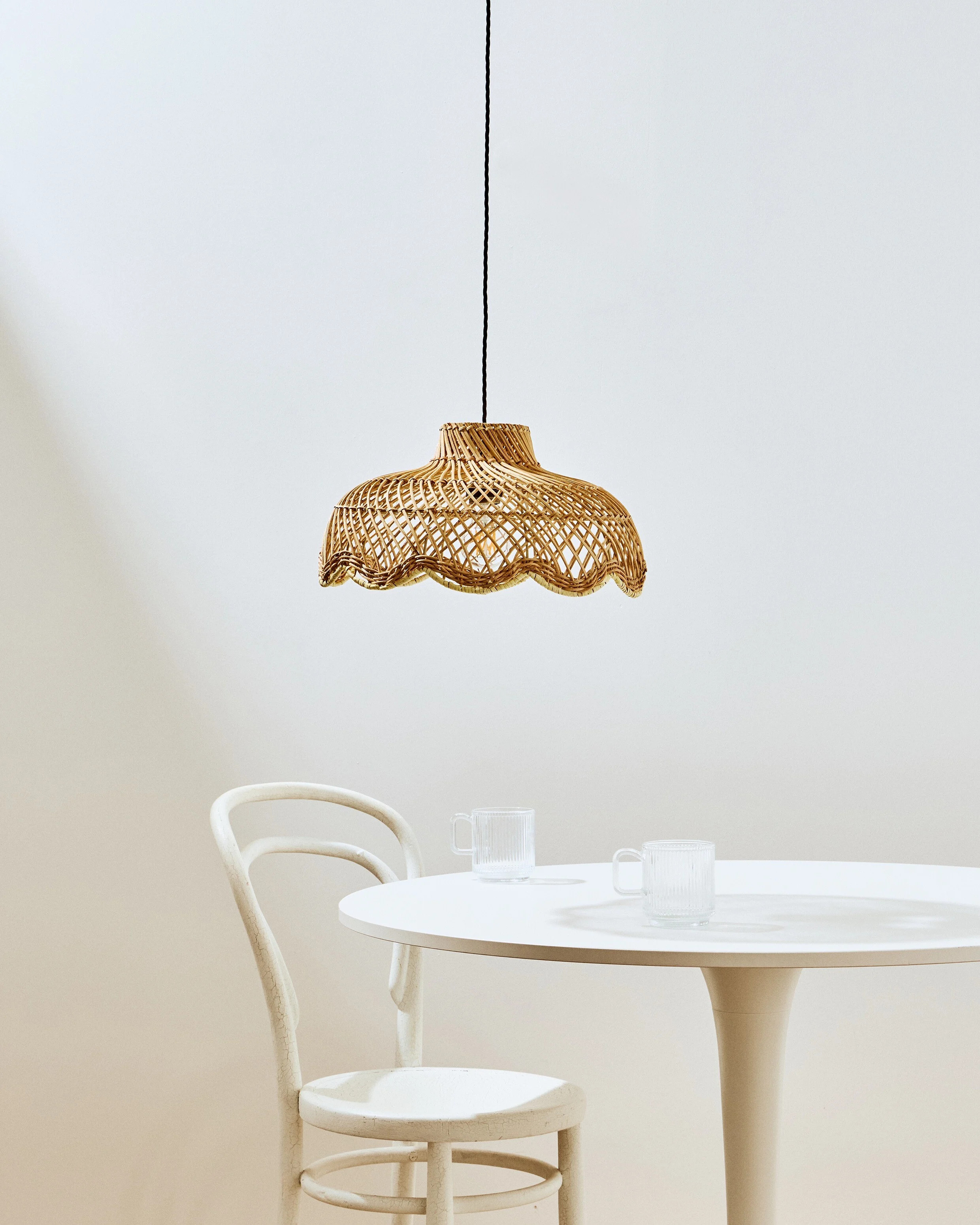 Penya Natural Rattan Woven Lamp Shade | Oliver Bonas (Global)