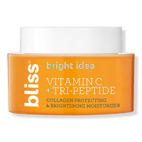 Bliss Bright Idea Vitamin C + Tri-Peptide Collagen Protecting & Brightening Moisturizer | Ulta
