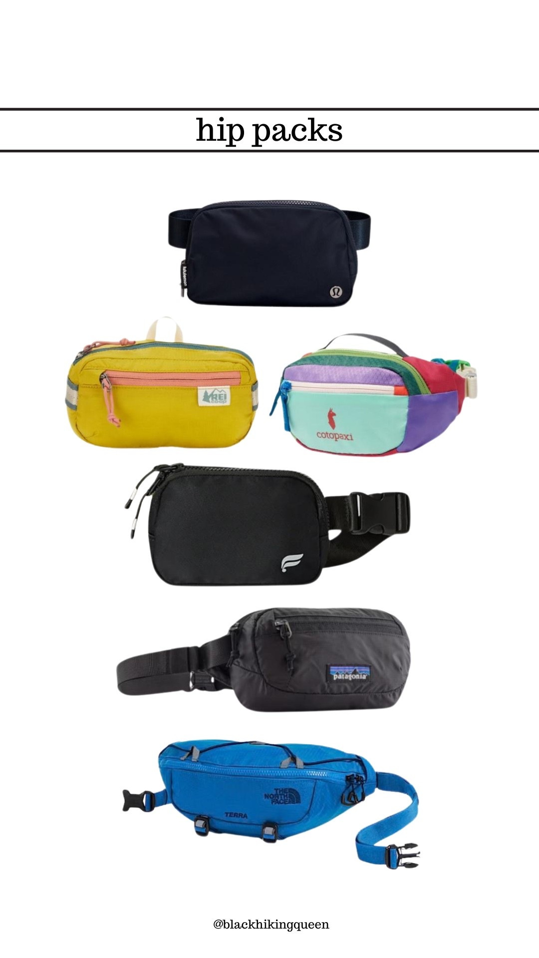 Hip packs, belt bags, fanny packs 

#LTKTravel #LTKSaleAlert #LTKActive