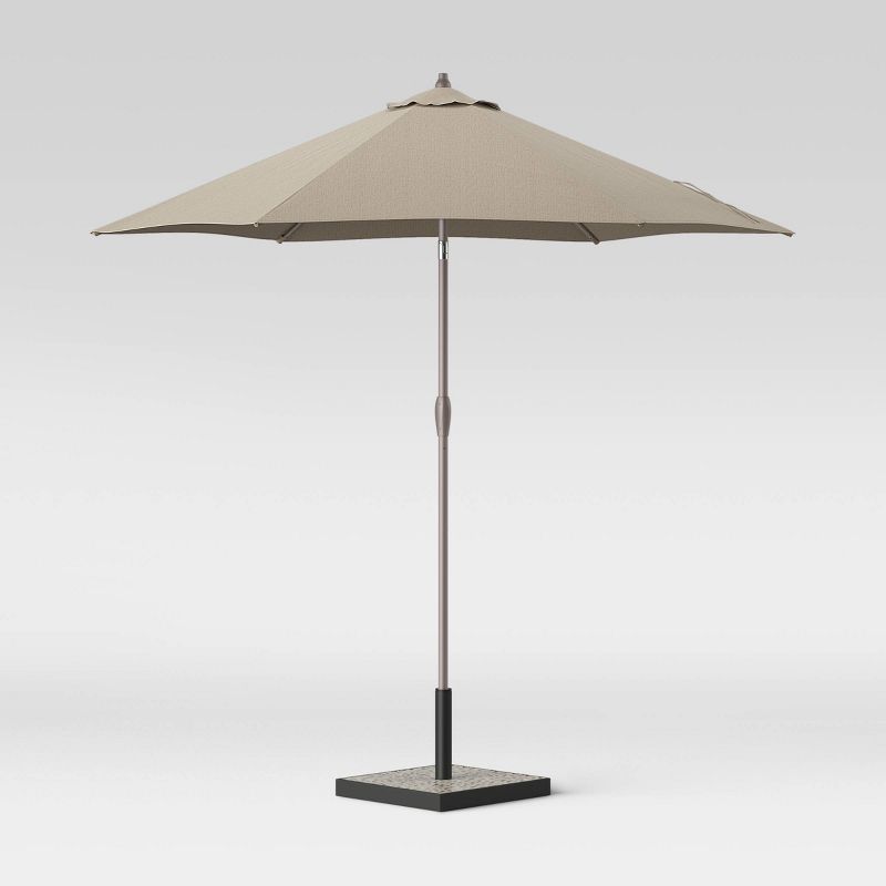 9' Round Patio Umbrella DuraSeason Fabric™ - Ash Pole - Project 62™ | Target