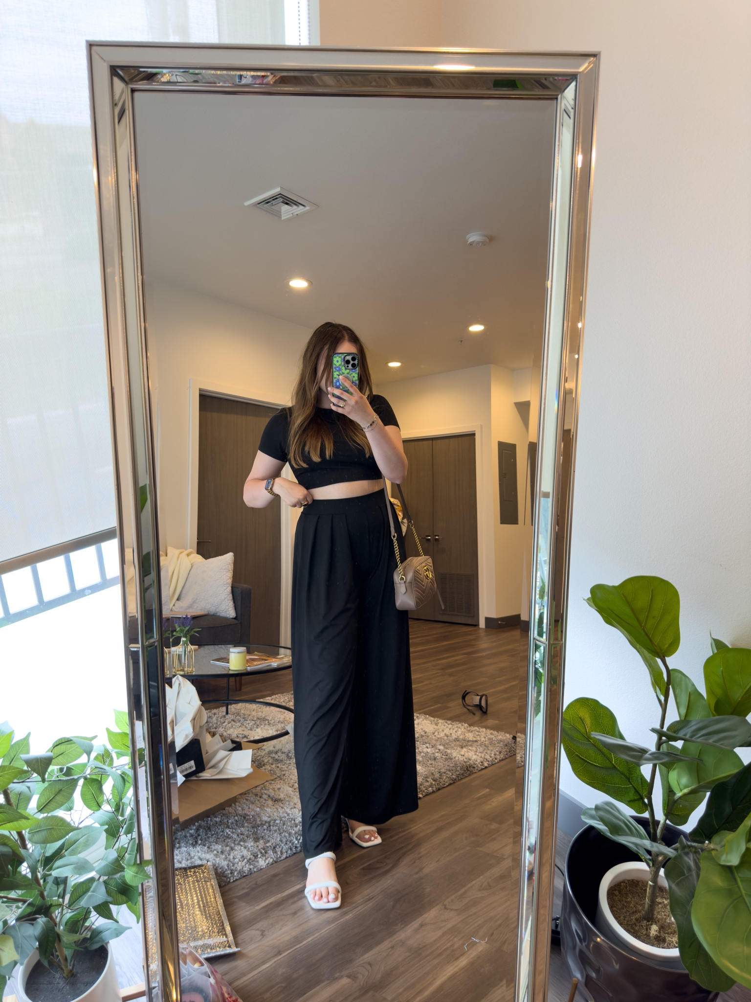 First date outfit idea! Featuring a black and white look. 

I’m wearing size 9 sandals and a matching set from NanaMac where you get 15% off using LAURENTRIVISON15

#LTKSeasonal #LTKstyletip #LTKunder100