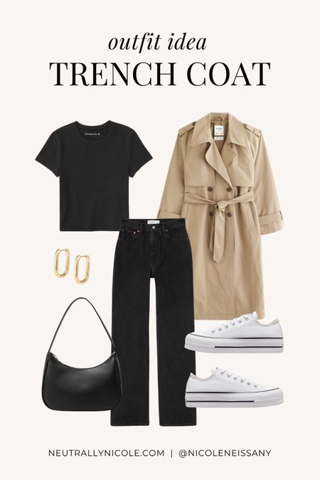 Spring trench coat outfit

// spring outfit, spring outfits, how to wear a trench coat, how to style a trench coat, trench coat trend, 2024 spring trends, 2024 spring fashion trends, capsule wardrobe, spring staples, trench coat, casual outfit, brunch outfit, school outfit, casual work outfit, casual date night outfit, travel outfit, airport outfit, t-shirt, tee, wide leg denim, wide leg jeans, black jeans, black denim, low top converse sneakers, spring sneakers, spring sneaker trends, square hoop earrings, purse, handbag, Abercrombie jeans, Abercrombie, Amazon fashion, Revolve, neutral outfit, neutral fashion, neutral style, Nicole Neissany, Neutrally Nicole, neutrallynicole.com (3.17)

#LTKsalealert #LTKfindsunder100 #LTKstyletip #LTKtravel #LTKshoecrush #LTKfindsunder50 #LTKitbag #LTKSeasonal