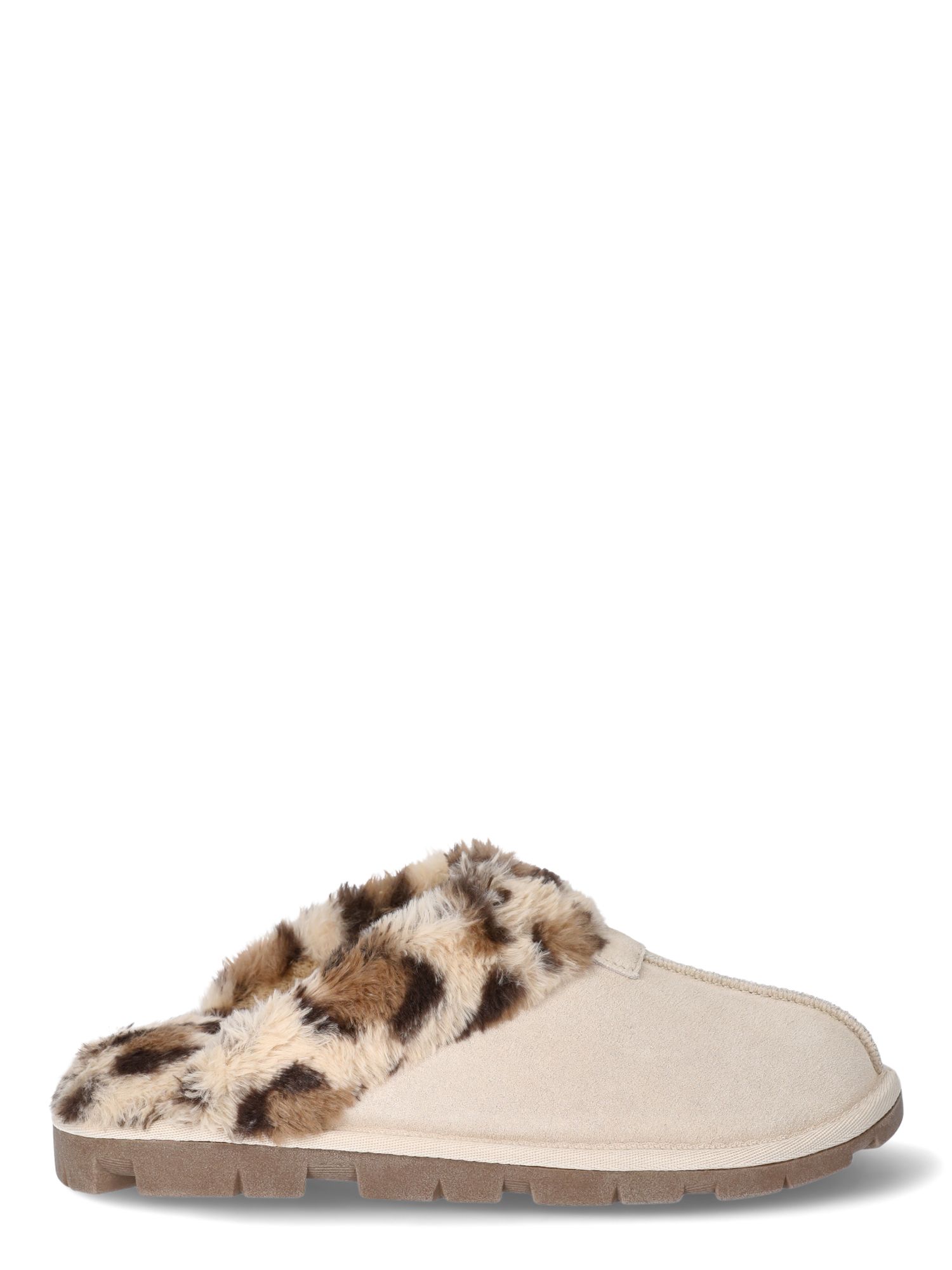 Joyspun Women's Suede Clog Slippers, Sizes 6-11 | Walmart (US)