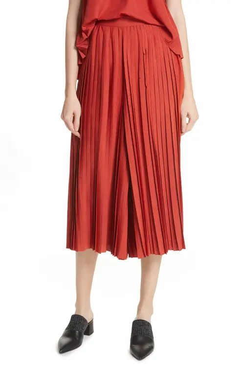 Vince Accordion Pleat Culotte Pants | Nordstrom