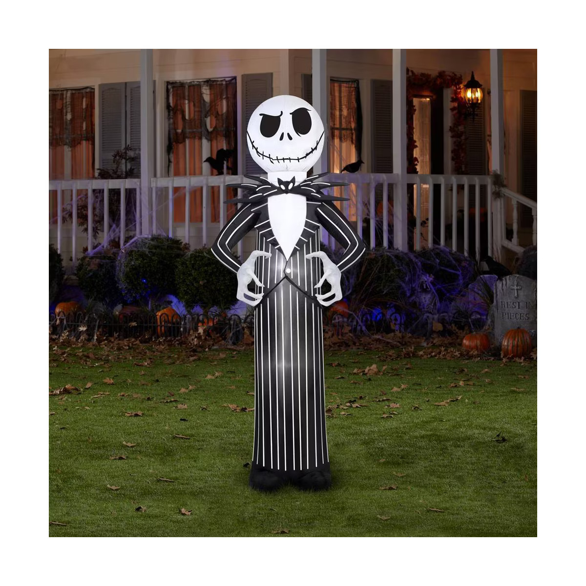 7' LED Inflatable Disney Nightmare Before Christmas Jack Halloween Decoration | Target
