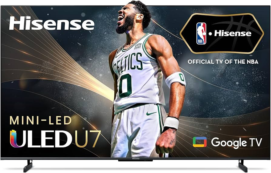 Hisense 75-Inch Class U7 Series Mini-LED ULED 4K UHD Google Smart TV (75U7K, 2023 Model) - QLED, ... | Amazon (US)