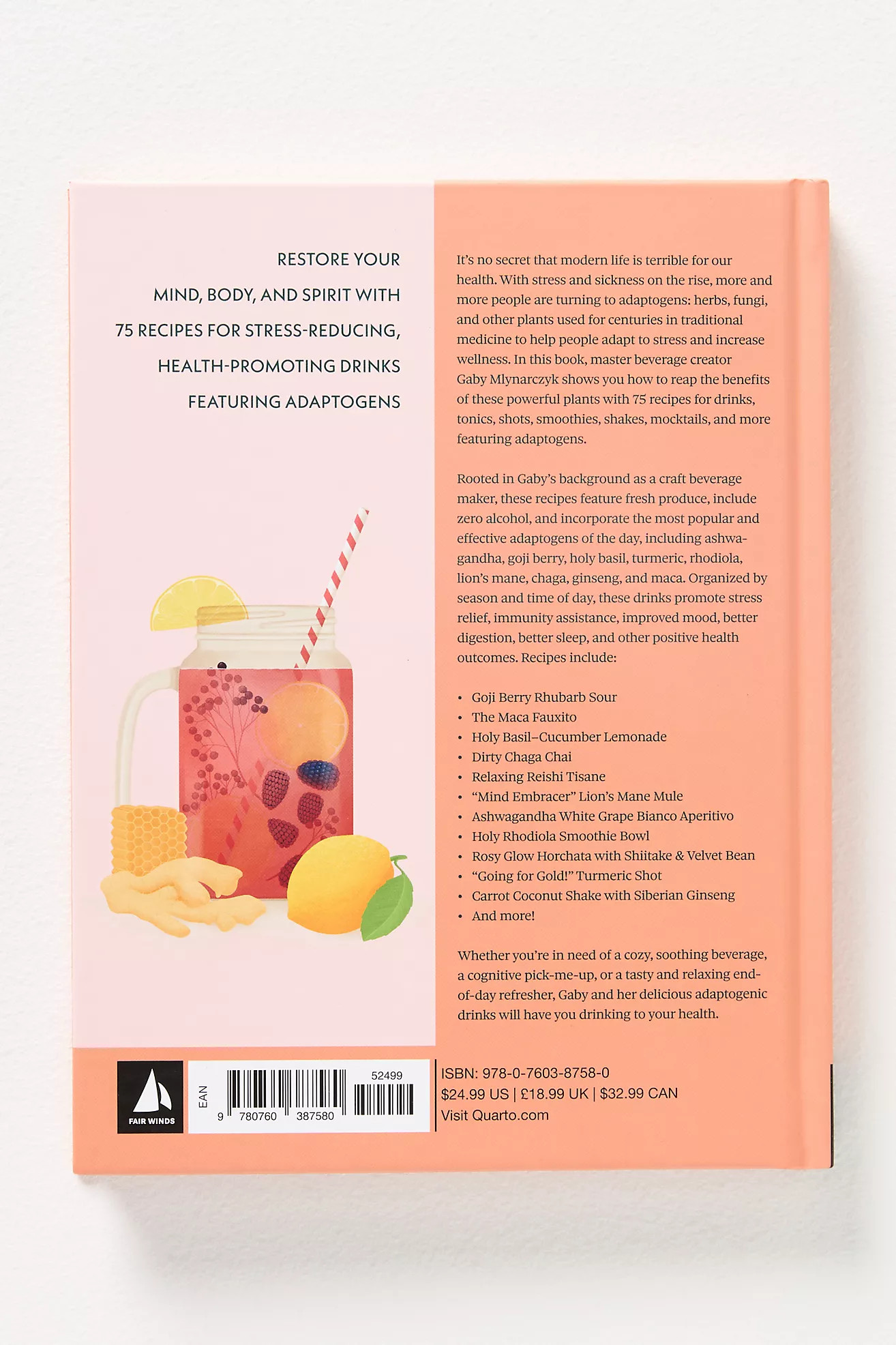 Drink Up and Glow: Non-Alcoholic, Adaptogen-Infused Drinks for Optimal Wellness, Energy, and Stre... | Anthropologie (US)