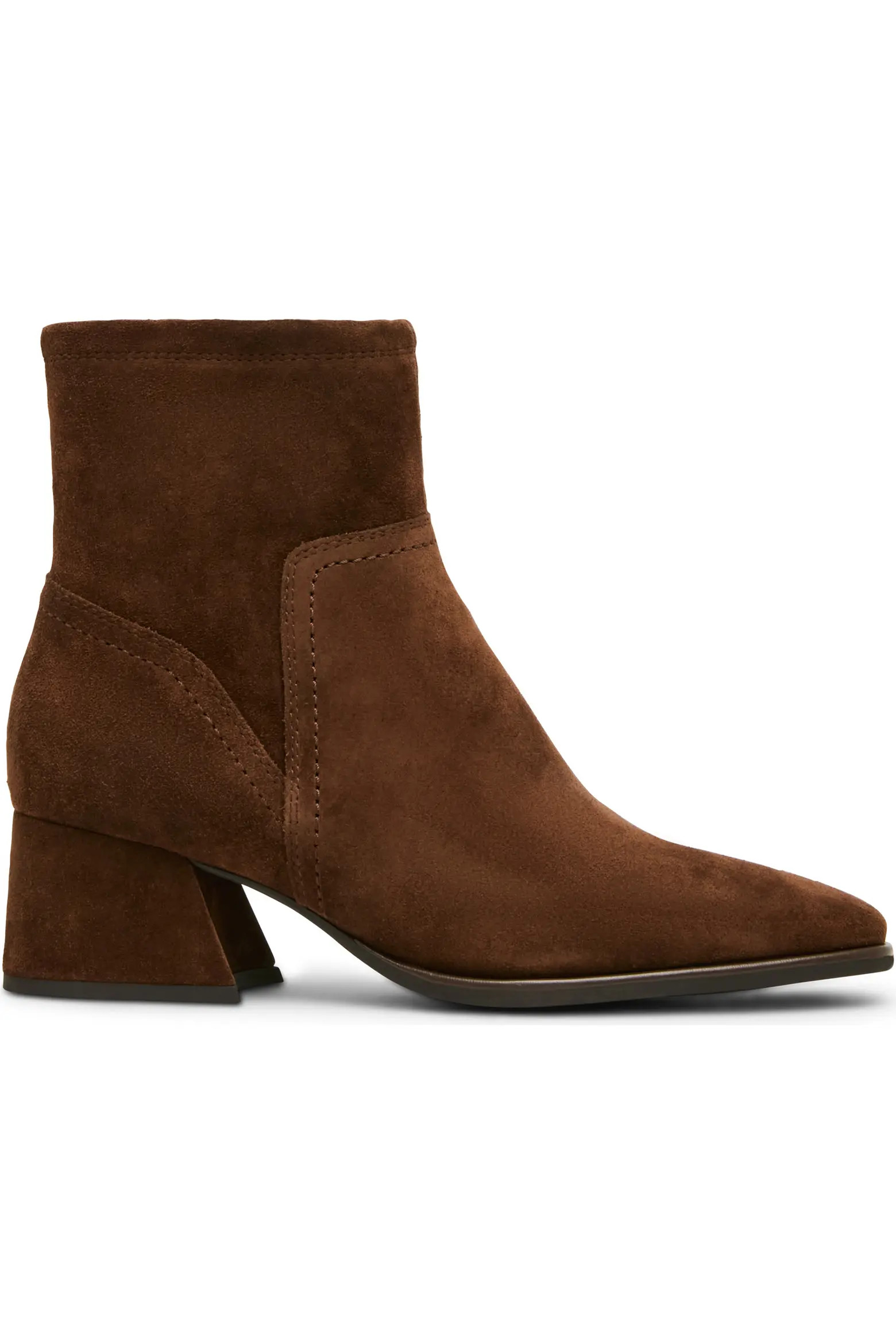 Blondo Marina Waterproof Stretch Suede Block Heel Bootie (Women) | Nordstrom | Nordstrom