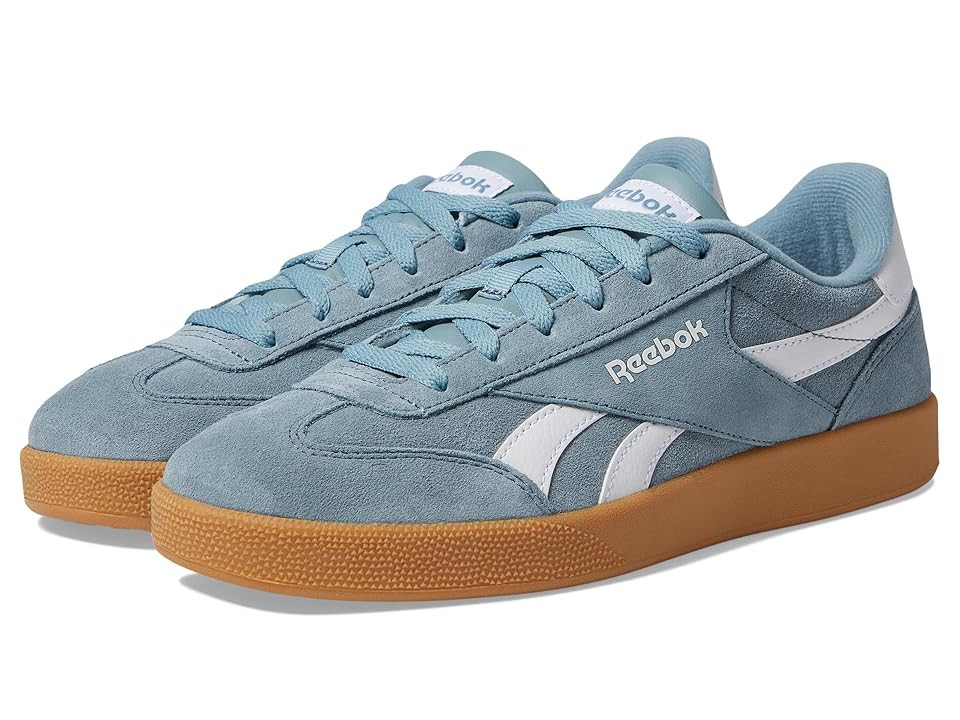 Reebok Lifestyle Smash Edge (Soft Slate/White/Gum) Shoes | Zappos