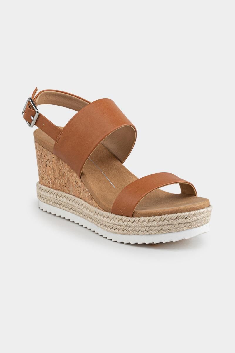 Report Ezabel Cork Wedge Sandal | Francesca’s Collections