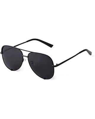 VIVIENFANG Oversized Rimless Aviator Sunglasses Metal Frame with Spring Hinges, Designer Inspired... | Amazon (US)