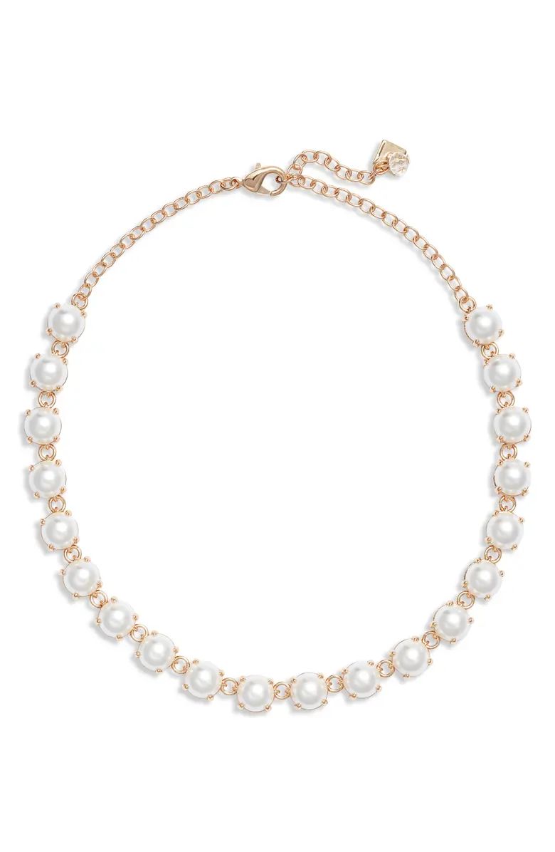 Rachel Parcell Simulated Pearl Collar Necklace (Nordstrom Exclusive) | Nordstrom | Nordstrom