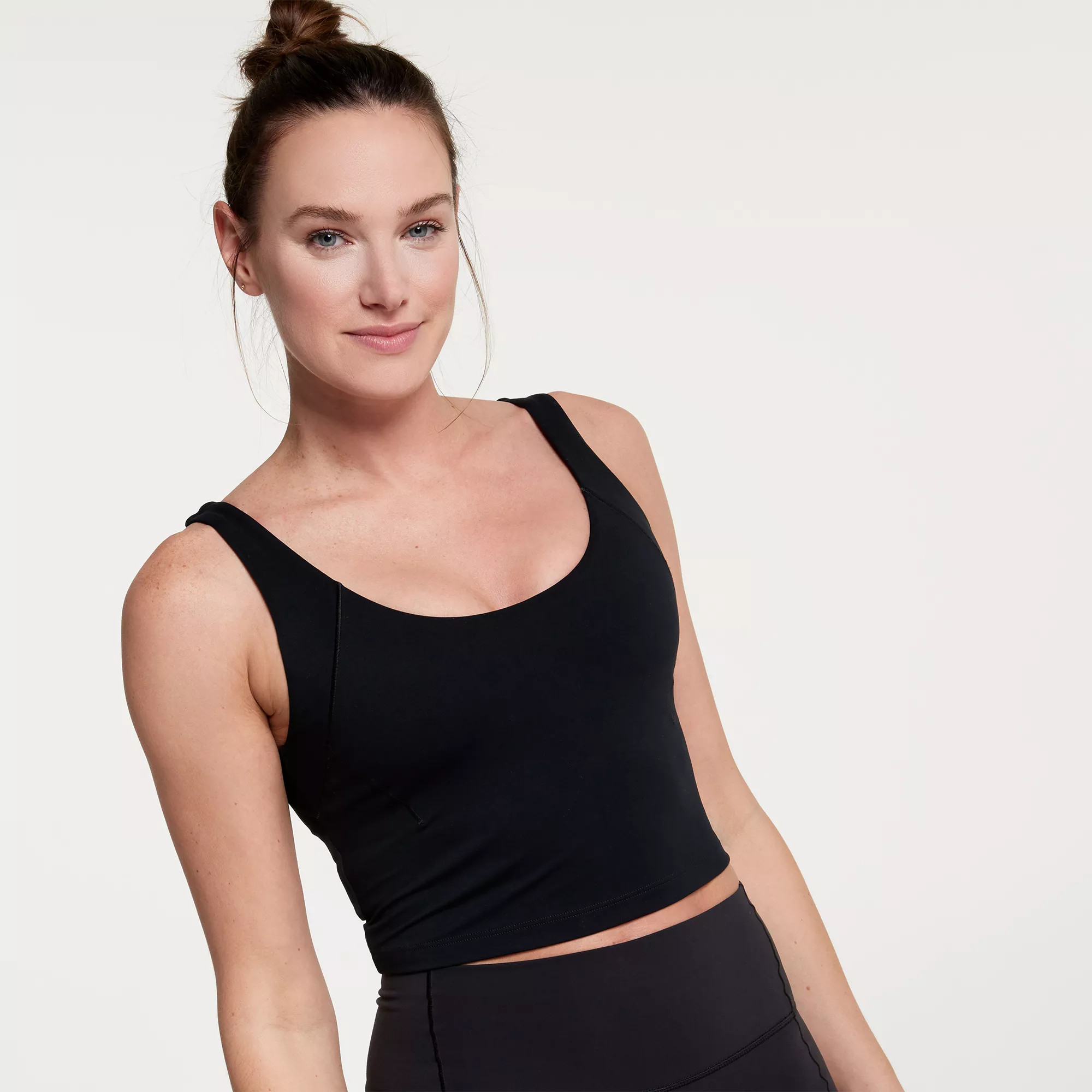 CALIA Women's Inspire Scoop Neck Tank, XS, Pure Black | Public Lands