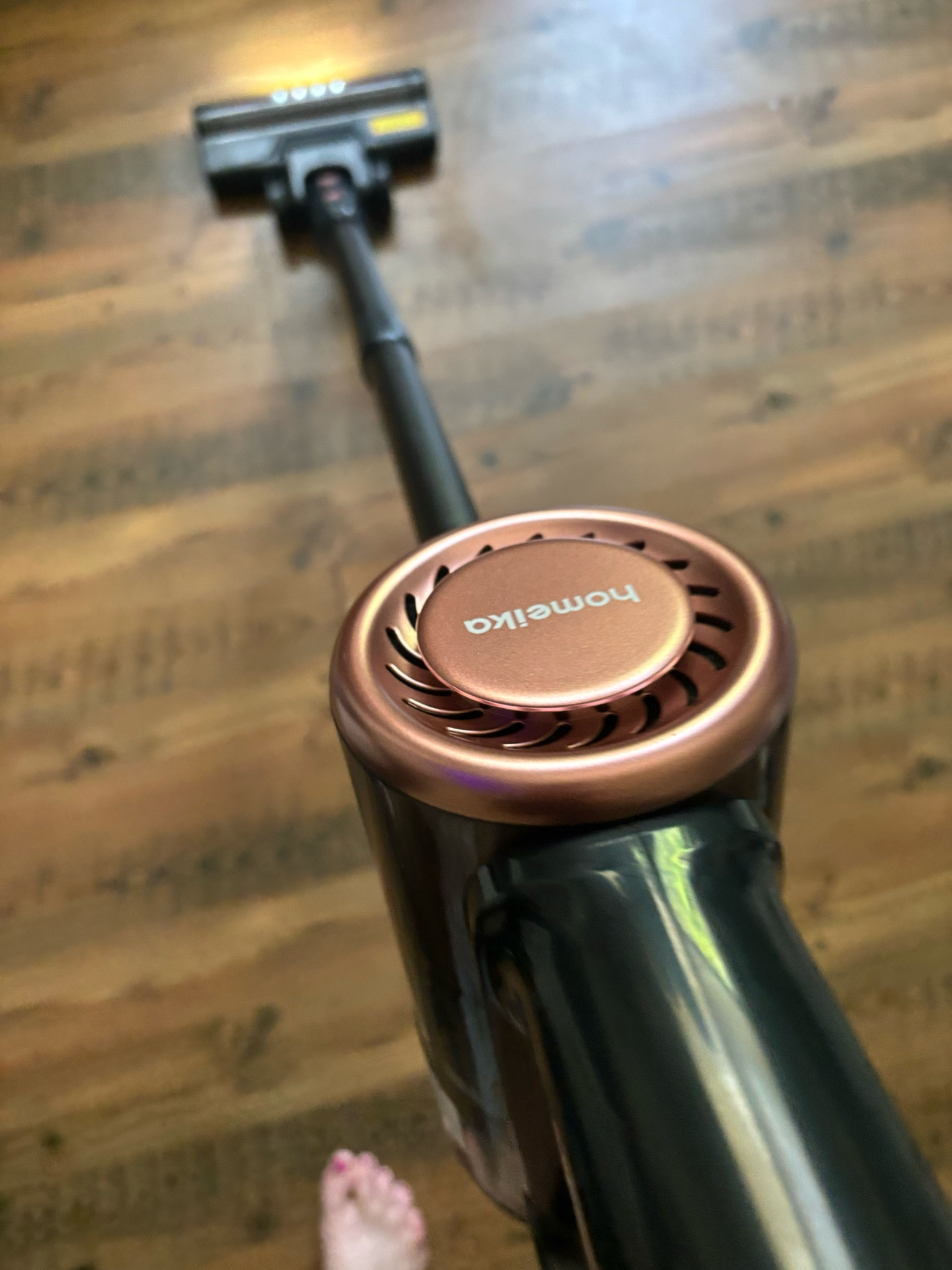 This lightweight cordless rechargeable vacuum has been perfect to quickly pick up messes as they happen! 

#LTKFamily #LTKFindsUnder100