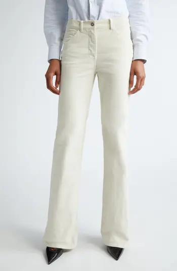 Celia Cotton Blend Corduroy Pants | Nordstrom