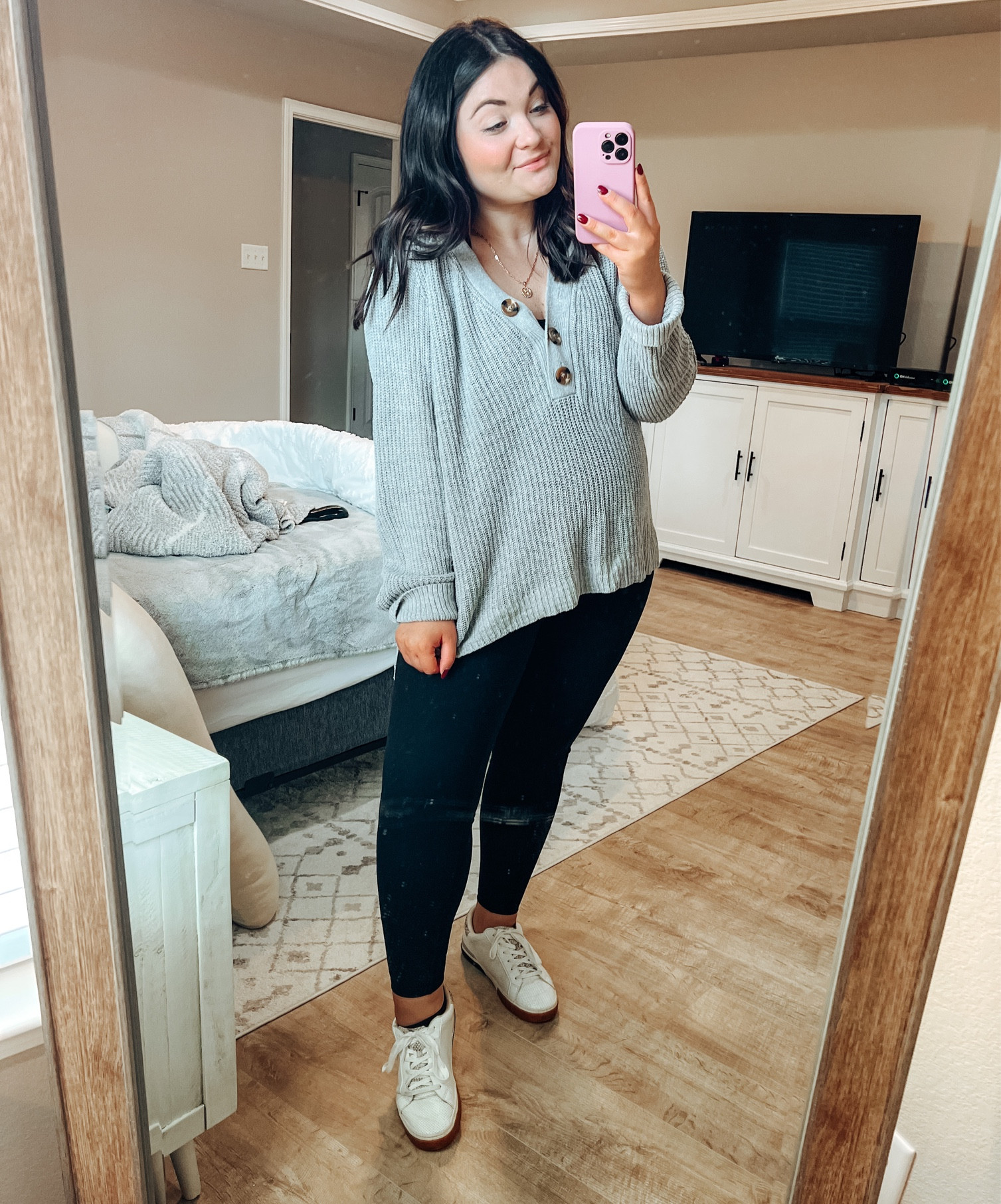 Searched high and low for this exact sweater, & can’t find it, but here’s an Amazon look alike! 

#LTKstyletip #LTKcurves #LTKsalealert