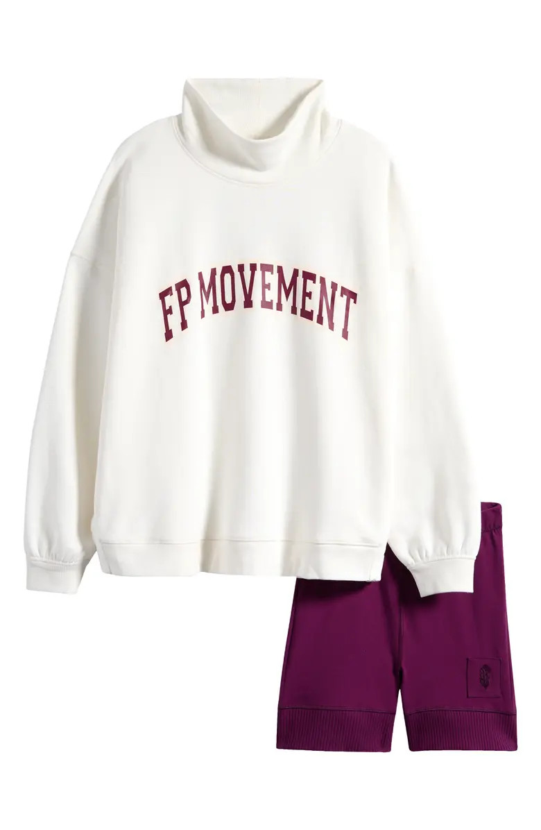 Free People Victory Sweatshirt & Shorts Set | Nordstrom | Nordstrom