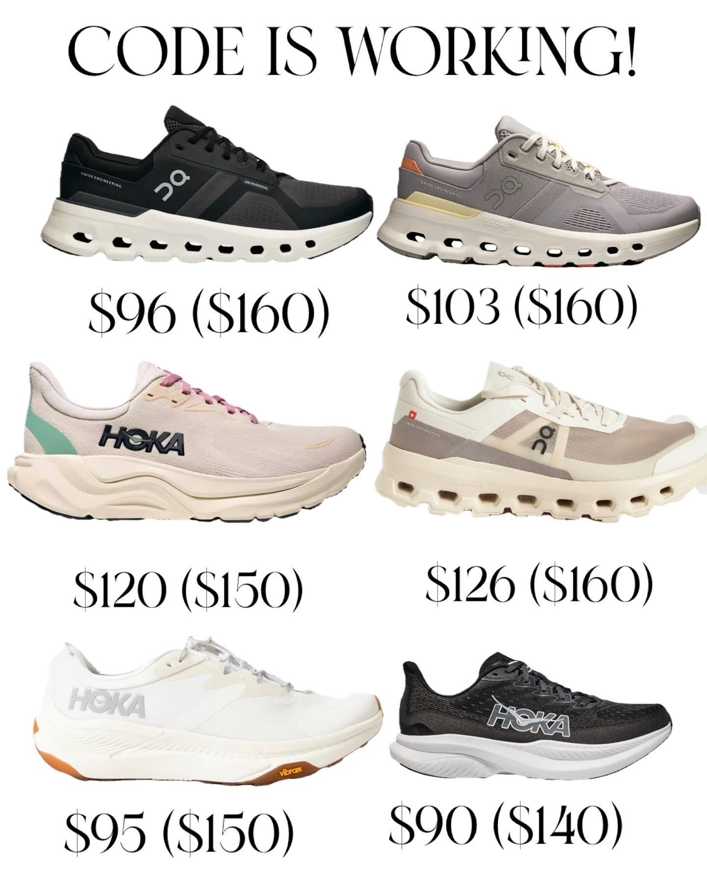 Code SAINTBERNARD20 is working on tons of name brand! RUN! 💨

HOKA
ON CLOUD
NORTH FACE
PATAGONIA

#LTKPetite #LTKmomlife #LTKfitnessgoals