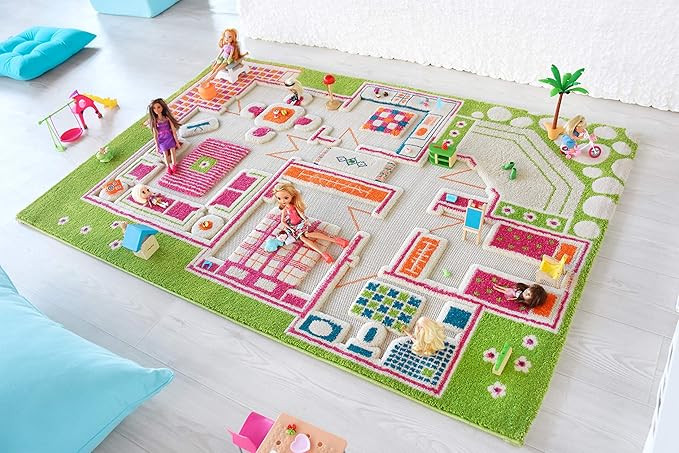 IVI Playhouse Green 3D Play Mat, Non-Toxic, Stain Resistant, Educational Montessori Activity Toys... | Amazon (US)