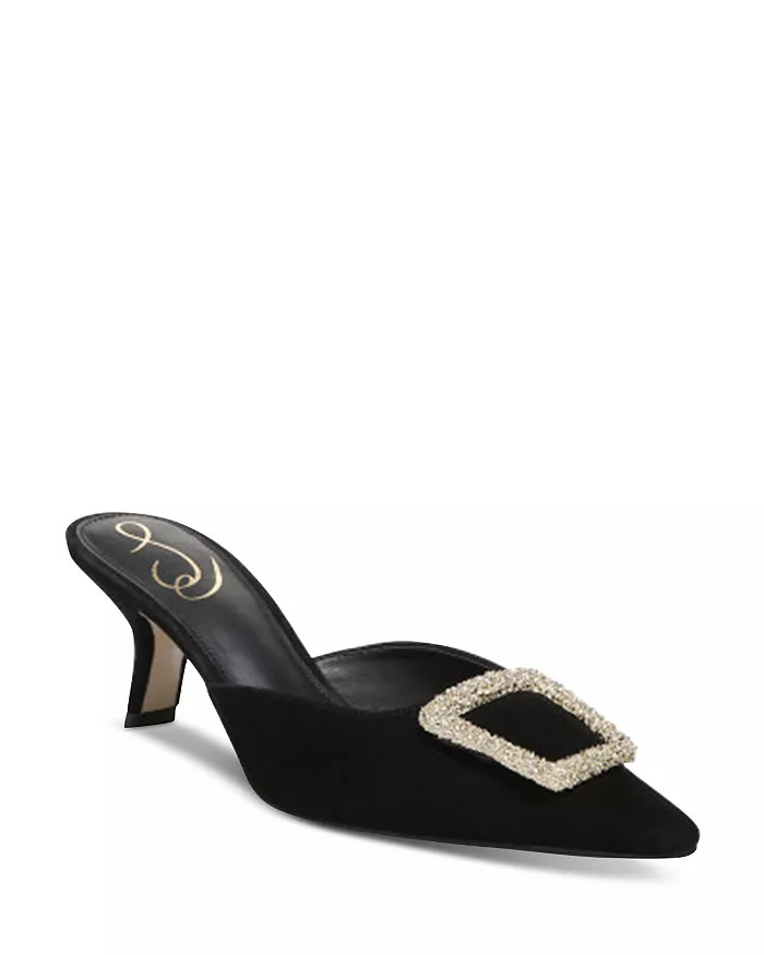 Women's Brit Jewel Buckle Pointed Toe Pumps | Bloomingdale's (US)