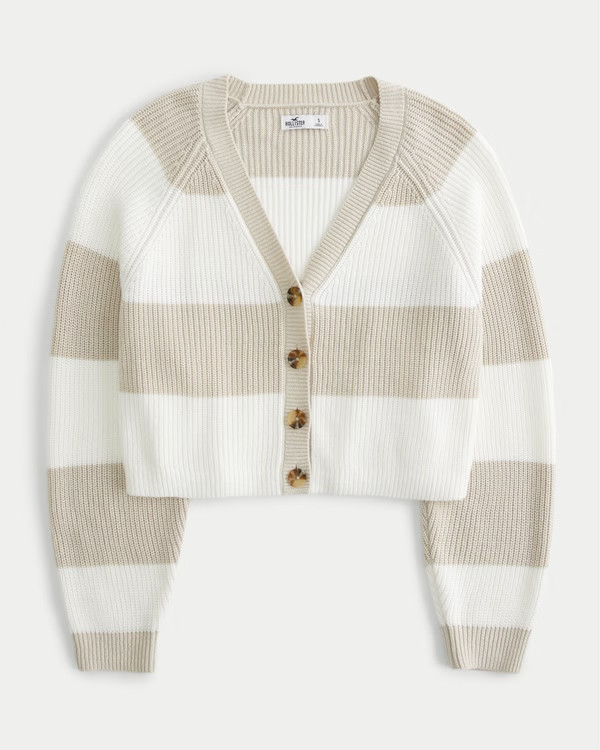 Slouchy Crop Cardigan | Hollister (US)