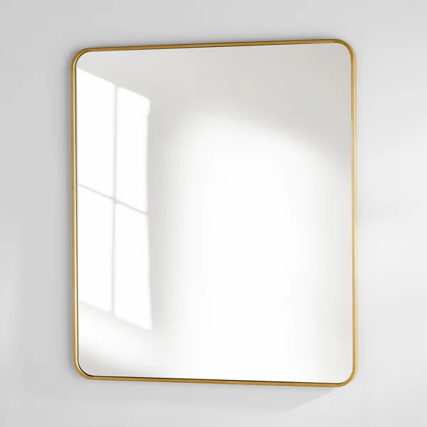 Sabine Metal Rounded Rectangle Wall Mirror | Joss & Main