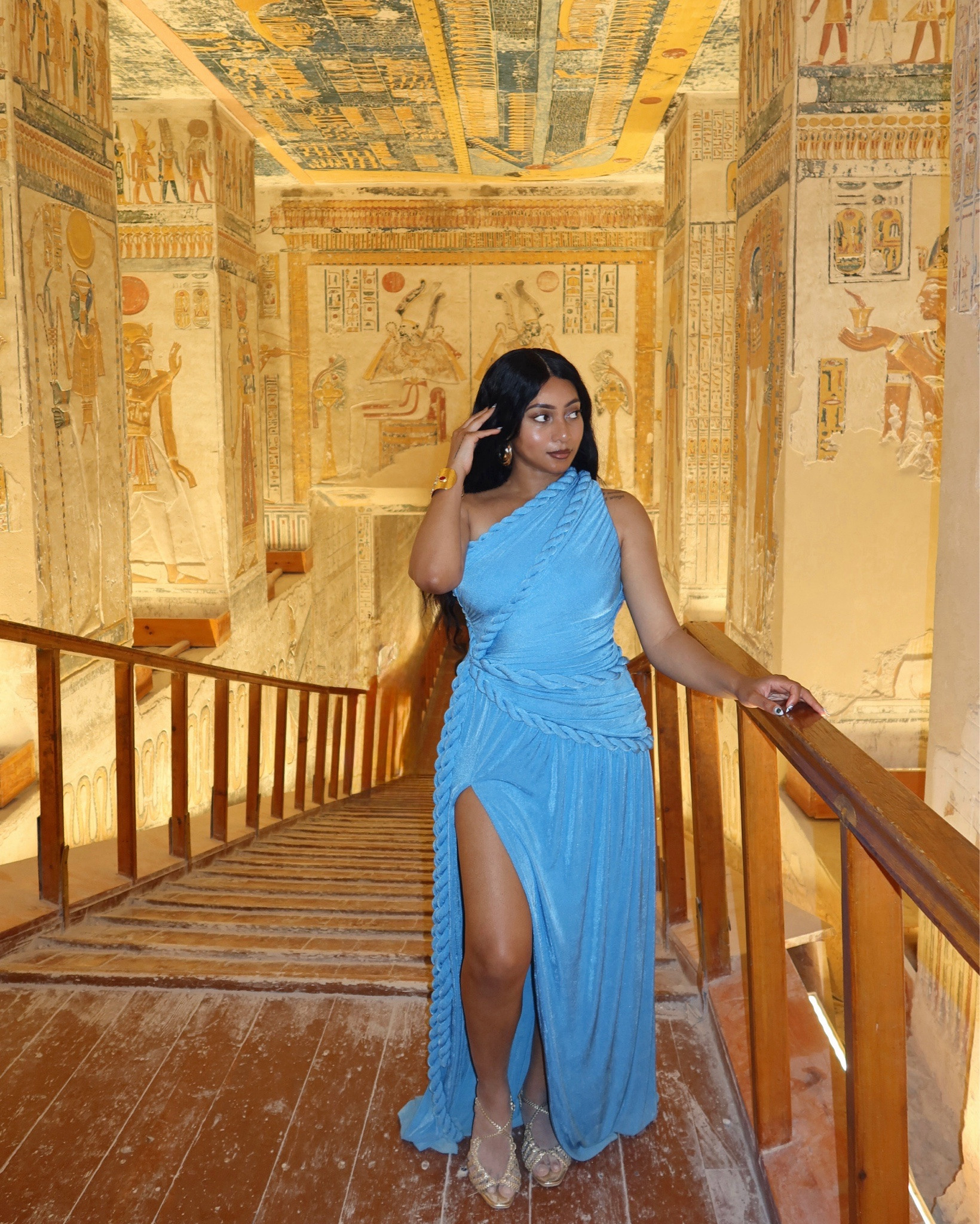  Valley of the Kings was insanee ✨

Khanums, Egypt Fashion, Slit Dress, Blue Dress

#LTKTravel