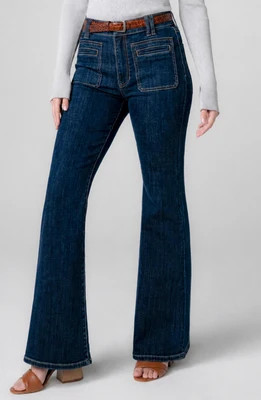 HANNAH FLARE W/ VINTAGE PATCH POCKETS | Liverpool Jeans