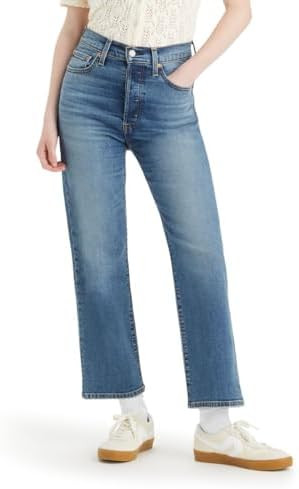 Levi's Women's Ribcage Straight Ankle Jeans | Amazon (US)