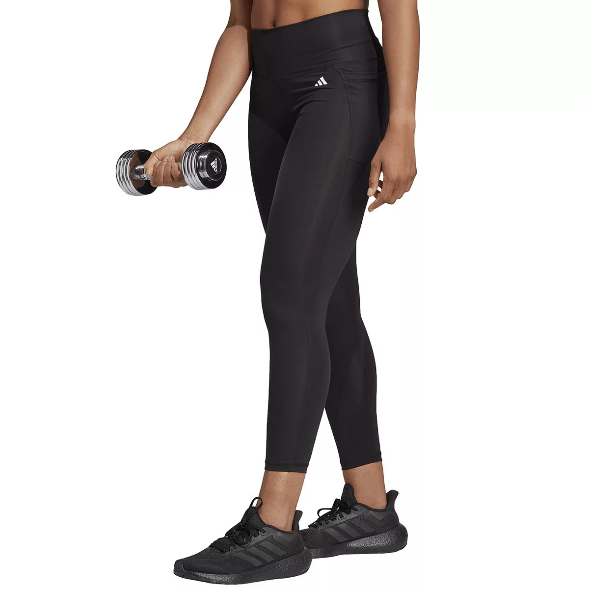 Women's adidas Optime Stash Pocket High-Waisted 7/8 Leggings | Kohl's