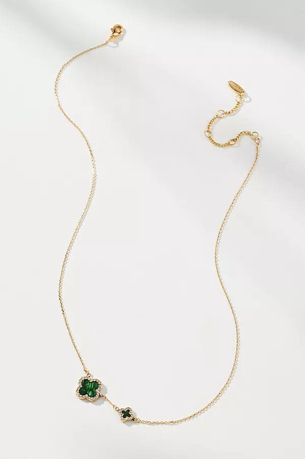 Double-Clover Necklace | Anthropologie (US)