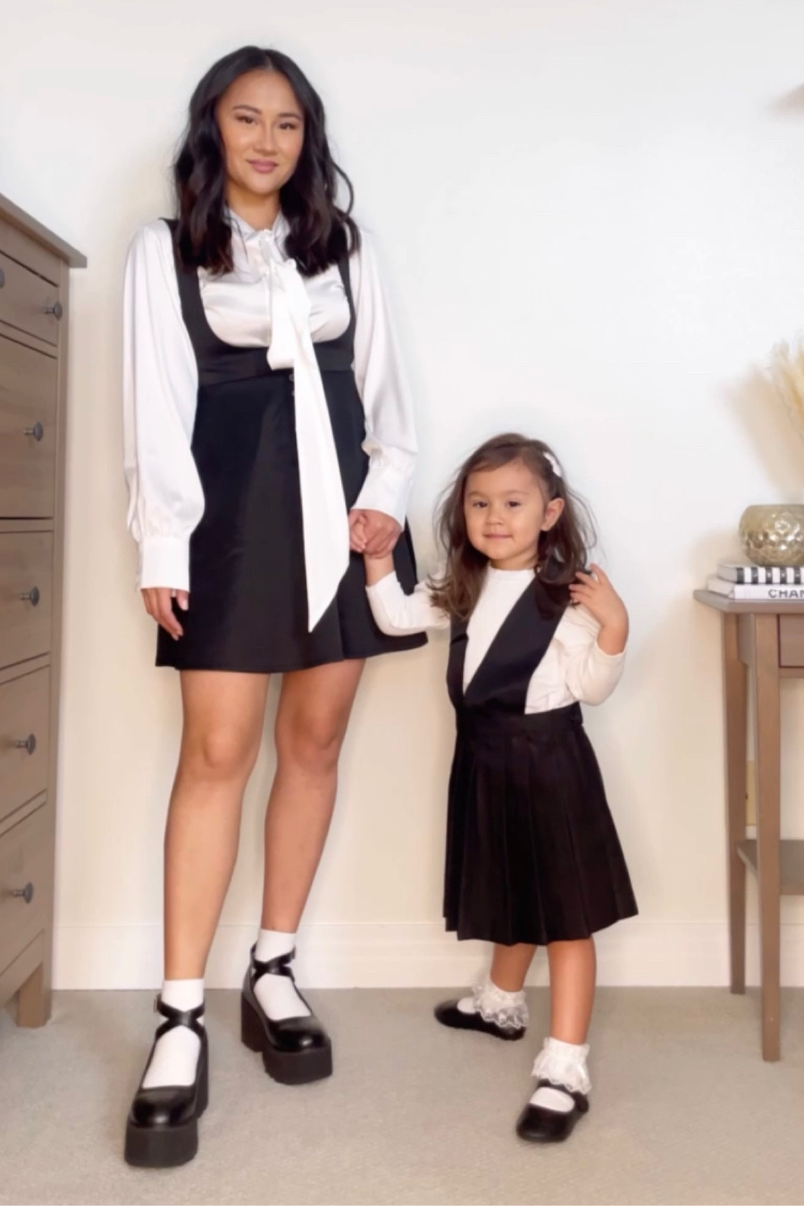 Mommy and me: black and white outfits 

#LTKfamily #LTKstyletip #LTKunder100