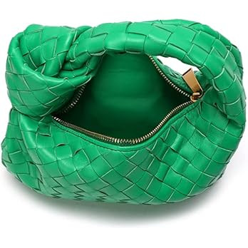 EvaLuLu Genuine Leather Women Handbag FursTote Bag (Green/Leather): Handbags: Amazon.com | Amazon (US)