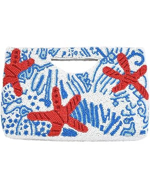 Starfish Half Moon Clutch, 10-Inch, Multicolor | Amazon (US)
