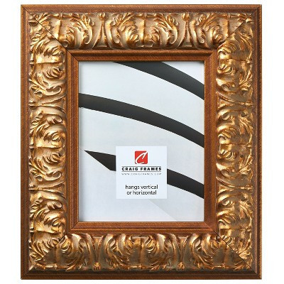 Craig Frames Barroco antique gold carved picture frame 11x14