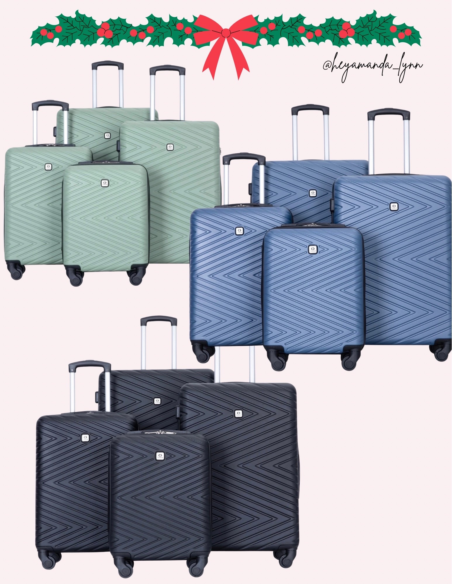 this 4 piece luggage set is on major SALE ✈️ comes in so many different colors too!

#LTKGiftGuide #LTKTravel