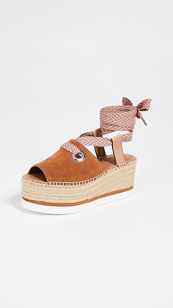Glyn Amber Lace Up Espadrilles | Shopbop