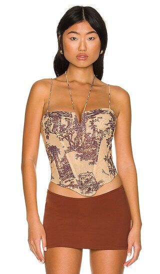 Aphex Corset in Gold Toile | Revolve Clothing (Global)