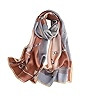 ANDANTINO 100% Mulberry Silk Long Scarf for Women Large Shawls for Headscarf and Neck- Oblong Hai... | Amazon (US)