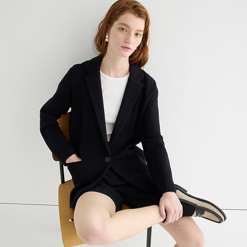 Cecile relaxed sweater-blazer | J.Crew US