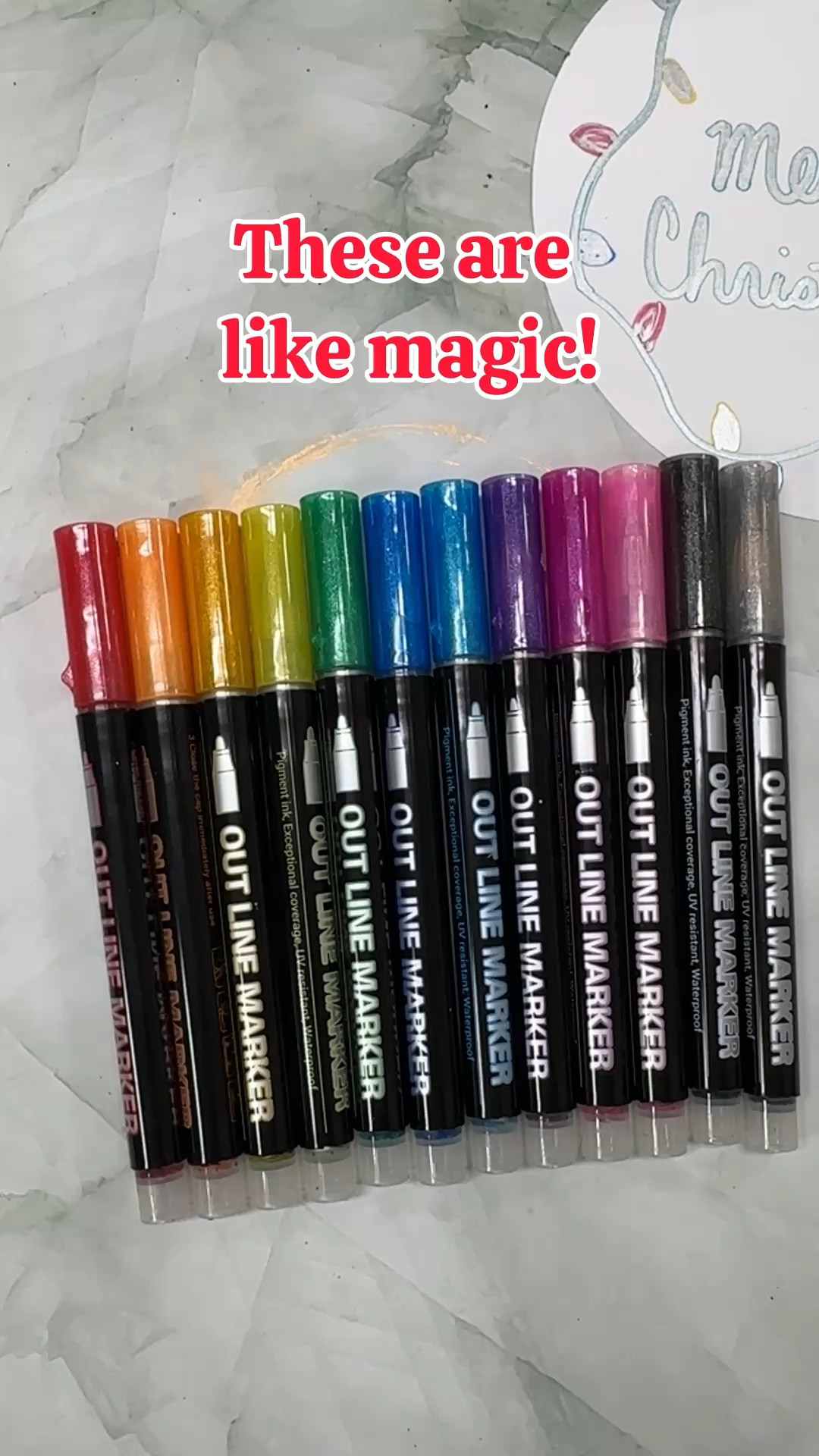 Shimmer markers with a silver center and colored outlines. 12 colors and so much fun. Use these on Christmas cards, gift tags, place cards, or as stocking stuffers!

gifts | tweens | kids | teens | paper products | entertaining | stocking stuffers | for her. | for him | crafts



#LTKGiftGuide #LTKWatchNow #LTKHoliday