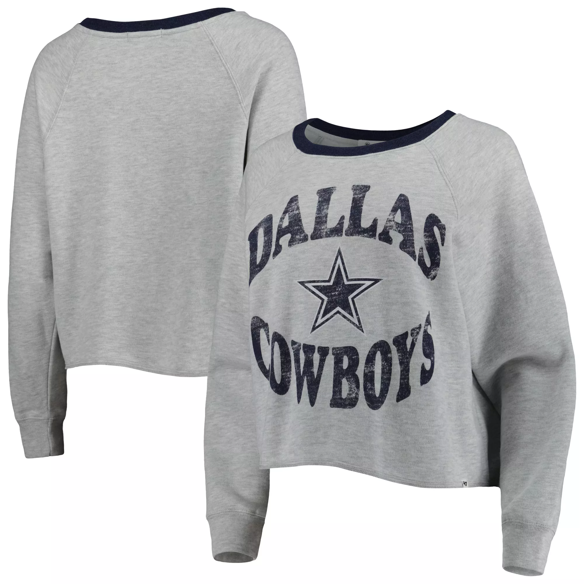 Dallas Cowboys '47 Women's Harper Pullover Hoodie - Oatmeal