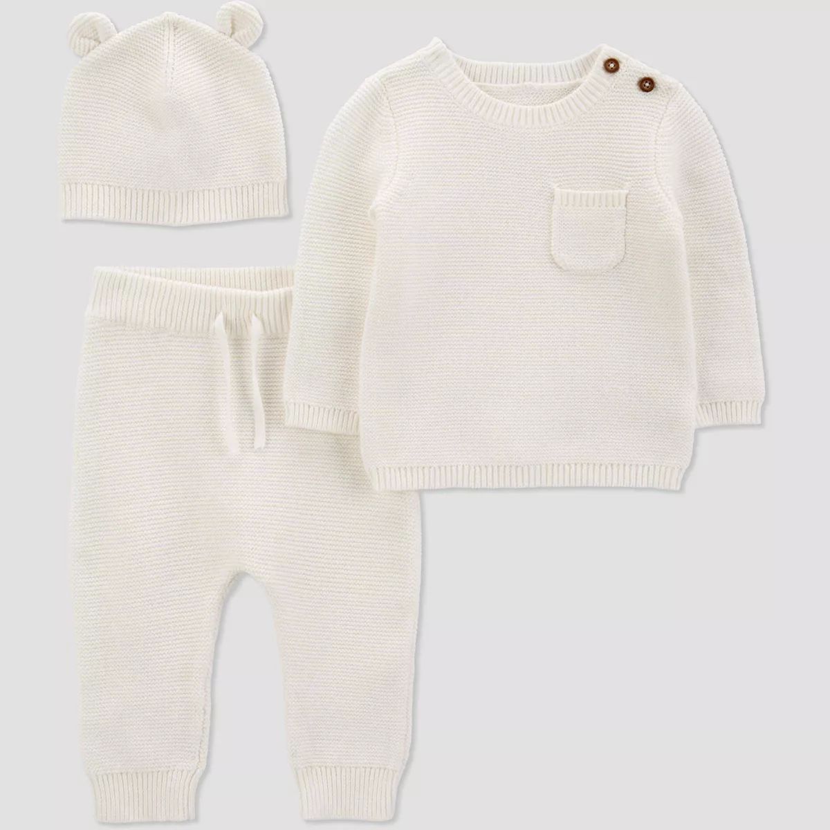 Carter's Just One You® Baby Bear Top & Bottom Set - Cream | Target