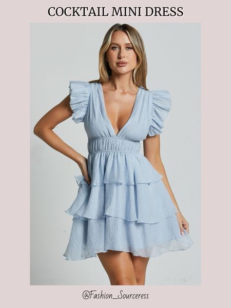 Light blue mini dress 

Graduation Party outfit | baby shower outfit | casual cocktail party outfit | blue dresses | baby shower dresses | date night | casual party dress | summer dresses | dresses for summer | dresses for vacation | vacation outfits | dresses for baby shower | engagement party guest | bridal shape guest dress | light blue | short dress | ruffles dress | special occasion dresses 

#LTKParties #LTKStyleTip #LTKFindsUnder100