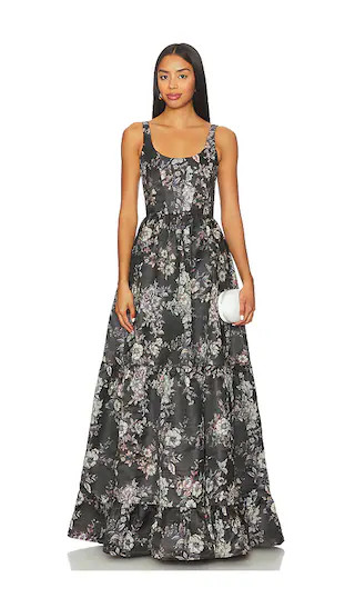 Favorite Avery Gown in Black Lilibet Brocade

              
    
        
        
            F... | Revolve Clothing (Global)