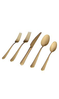 Fable Flatware Set in Matte Gold from Revolve.com | Revolve Clothing (Global)